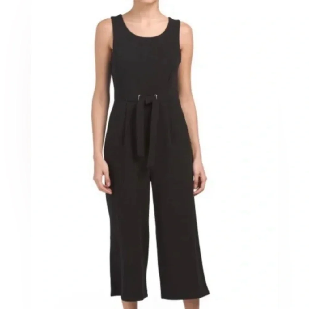 Rachel Zoe Wide Leg Cropped Jumpsuit